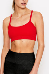 Kelly seamless thermal bra red