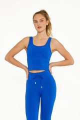 Ali bra tank sapphire blue