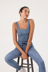 Cream Yoga - Ali bra tank sea glass