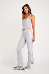 Cream Yoga - Angel flare legging heather gray