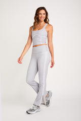 Angel flare legging heather gray