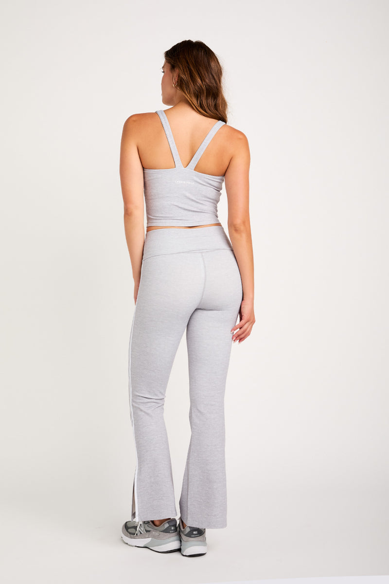 Angel flare legging heather gray