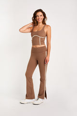 Angel flare legging latte