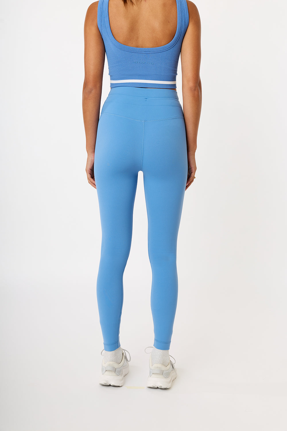 Cream Yoga - Aria 7/8 length legging ocean blue
