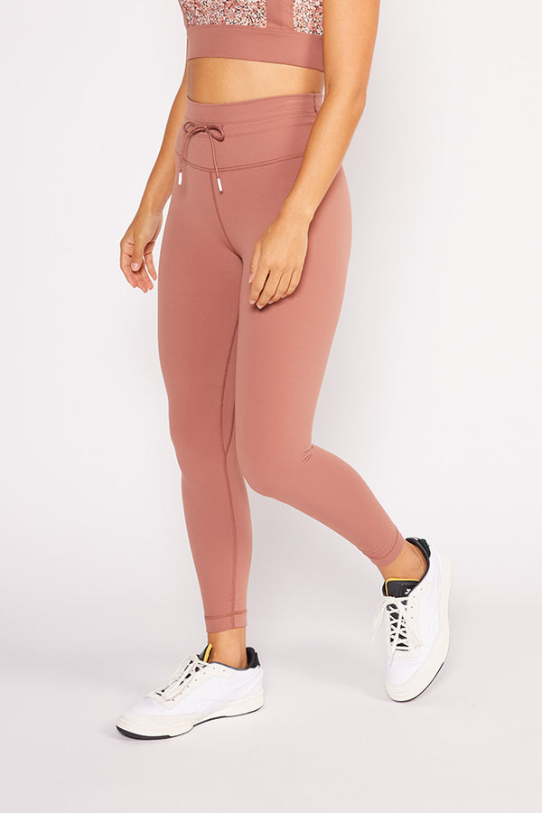 Aria 7/8 length legging rosewood