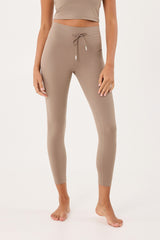 Aria 7/8 length leggings taupe