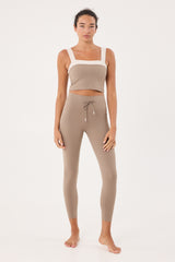 Aria 7/8 length leggings taupe