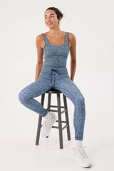 Aria 7/8 length legging sea glass