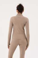 Astra zip jacket taupe