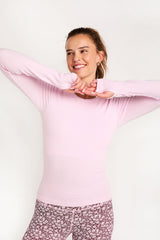 Avery ls thermal top baby pink