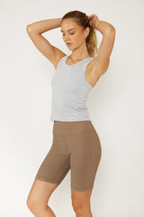 Bari bra tank heather gray