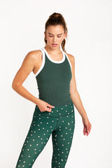 Bari bra tank emerald