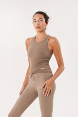 Bari bra tank taupe
