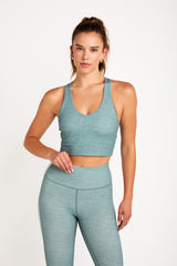 Carrie bra top heather mint