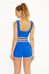 Chantal seamless bra top sapphire blue