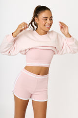 Chantal seamless bra top blush