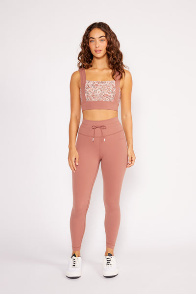 【rosymonster】argan air leggings 1枚 Cream Yoga - Aria 7/8 length legging rosewood