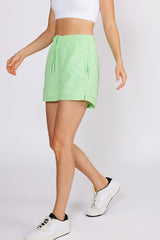 Daisy nylon shorts lime