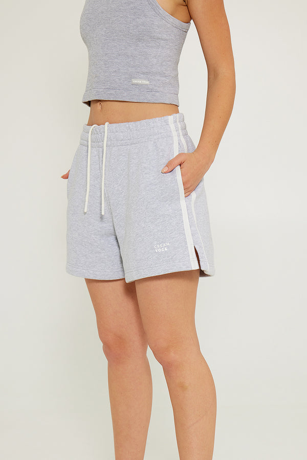 Cream Yoga - Dani sweat shorts heather gray