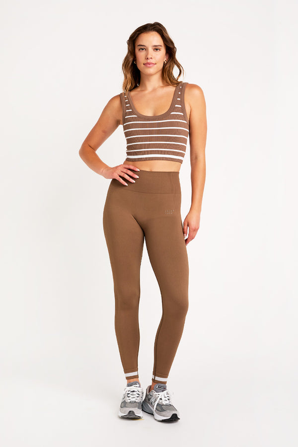 Cream Yoga - Elly seamless legging latte
