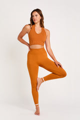 Cream Yoga - Elly seamless legging caramel