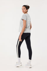 Emily short-sleeve (Pilates) tee heather gray