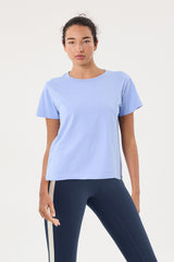 Cream Yoga - Emily Pilates people tee bluebell
