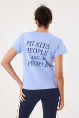 Emily short-sleeve (Pilates) tee bluebell