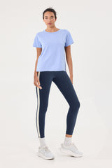Emily short-sleeve (Pilates) tee bluebell