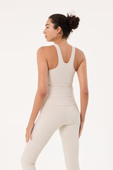 Fern tank top oat