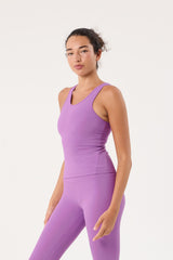Cream Yoga - Fern tank top lilac