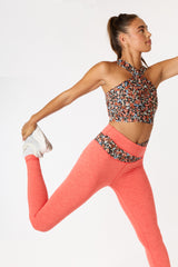Gabi contrast waistband legging scarlet