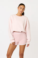 Cream Yoga - Gigi cropped sweats baby pink