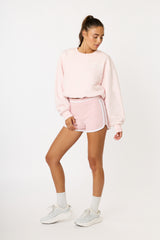 Gigi cropped sweats pink