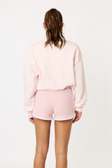 Gigi cropped sweats pink