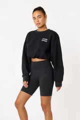 Cream Yoga - Gigi cropped sweatshirts black