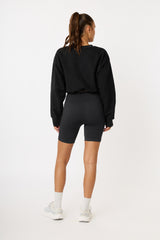Gigi cropped sweatshirts black