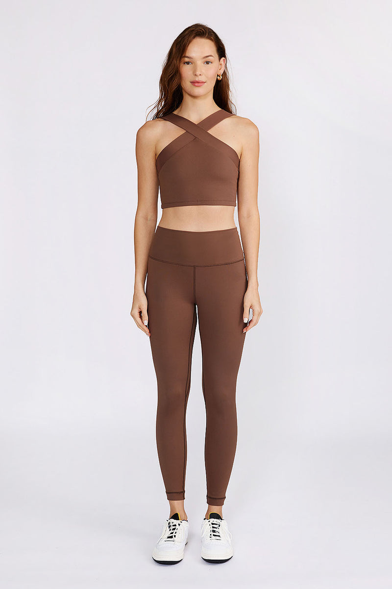 Jenn 7/8 length legging mocha