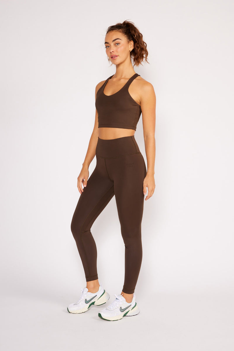 Jenn 7/8 legging chocolate