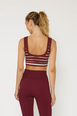 Joyce stripe bra cherry stripes