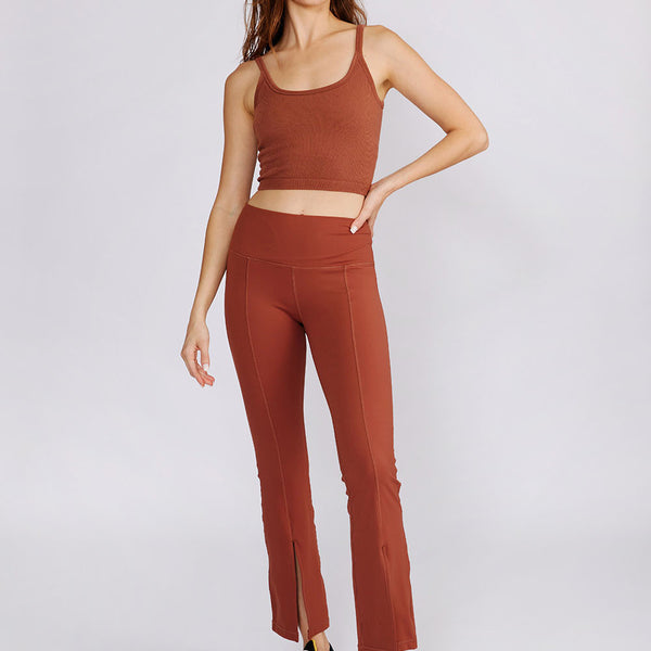 FARAH　cut-off cropped flare pants JuliaFlare_Rust1_87150ae2-d8cb
