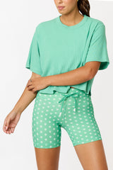 Karen ss cropped tee fern