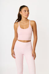 Cream Yoga - Kendall cami bra tank blush