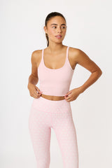 Kendall cami bra tank blush