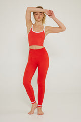Kendall cami bra tank red