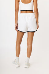 Kira dolphin shorts white