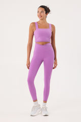 Lena overlap waistband leggings lilac