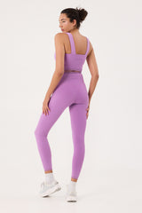 Lena overlap waistband leggings lilac
