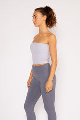 Lexi seamless tube top gray