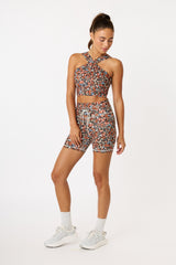 May biker shorts summer daisies